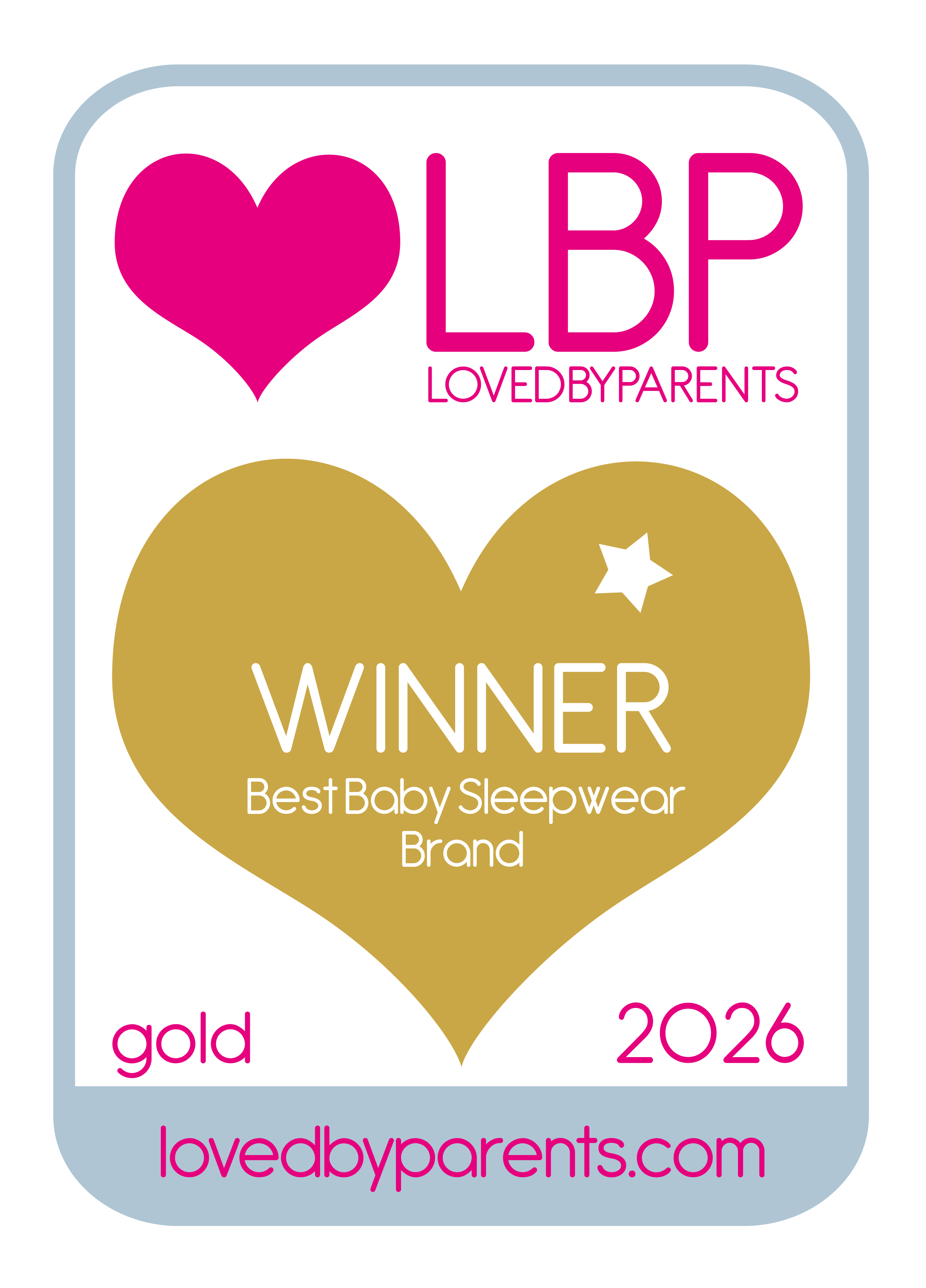 Platinum Award: Best Baby Sleepwear Brand (2026)