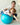 child on sensory exercise ball