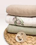 BABYGO® Large Muslin Swaddle Blanket (3 Pack)