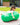 child playing on sensory peanut ball