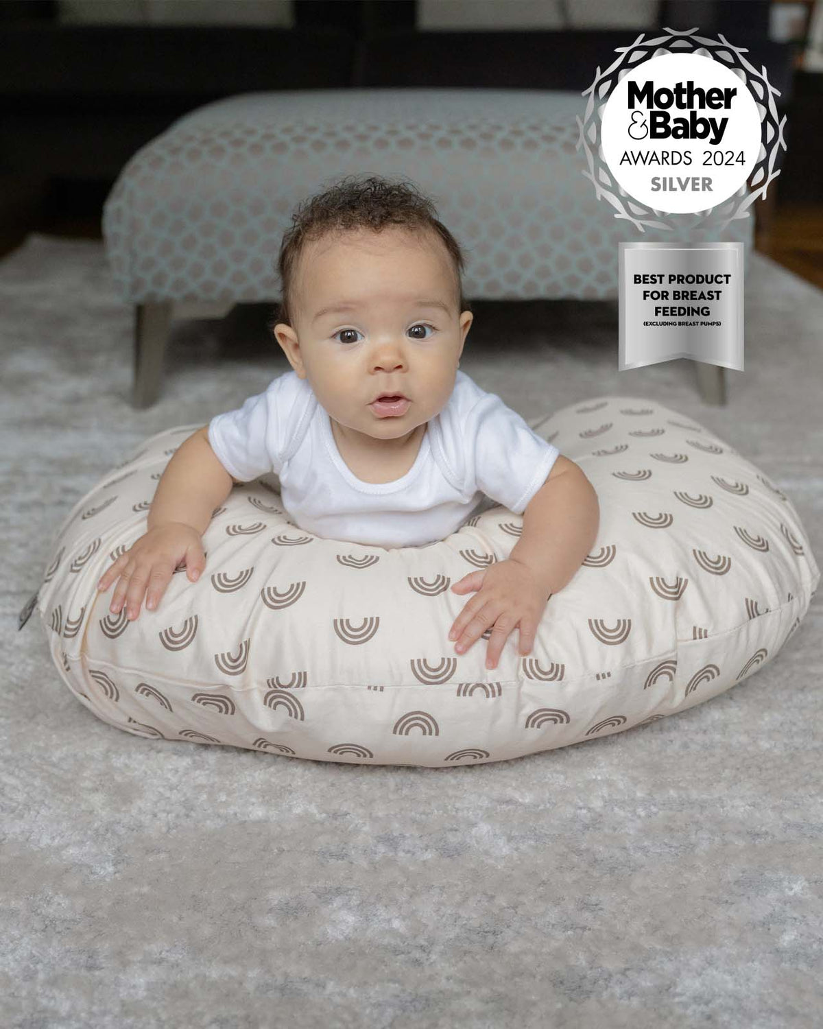 BABYGO® Rainbow Nursing Pillow