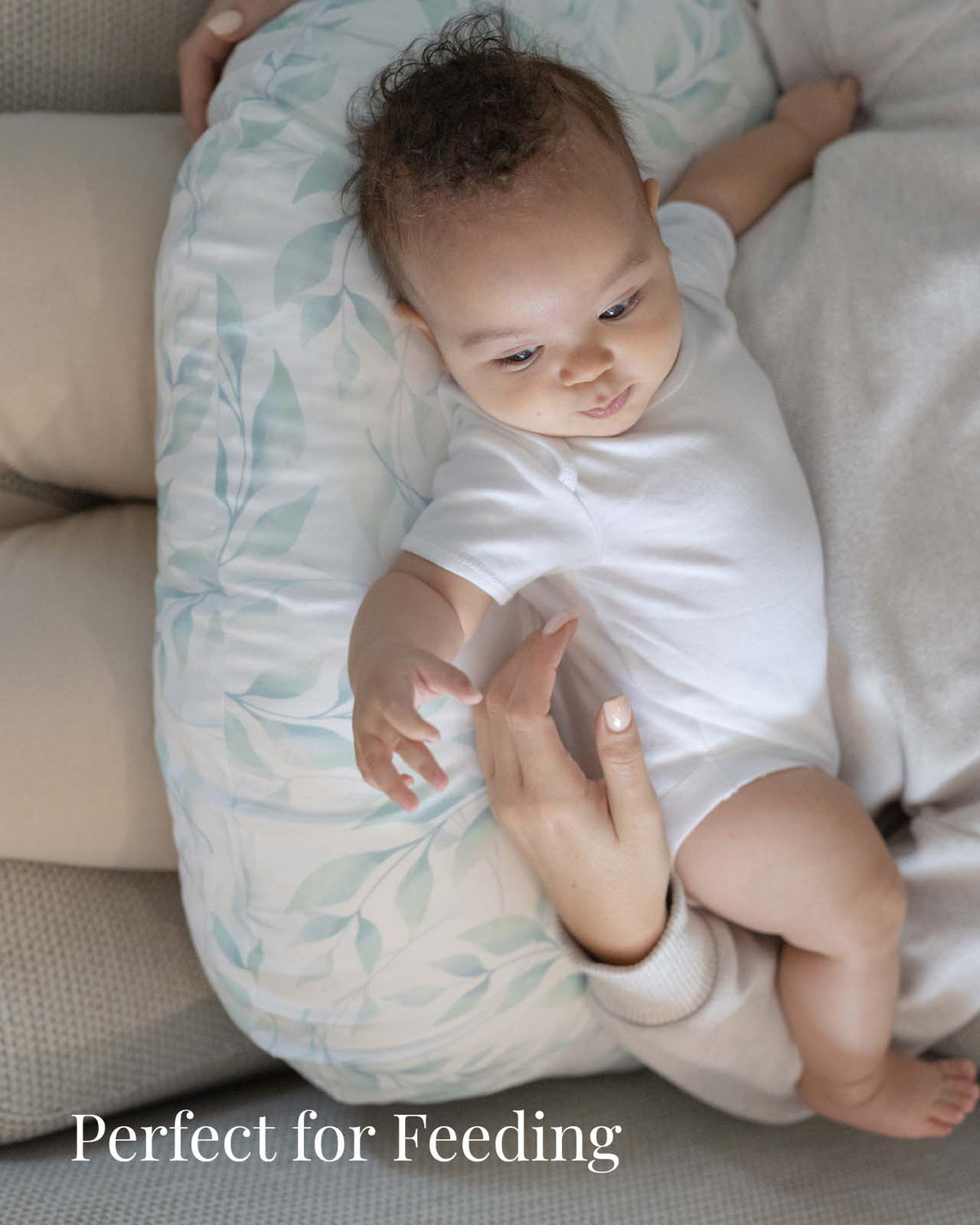 BABYGO® Green Leaf Nursing Pillow