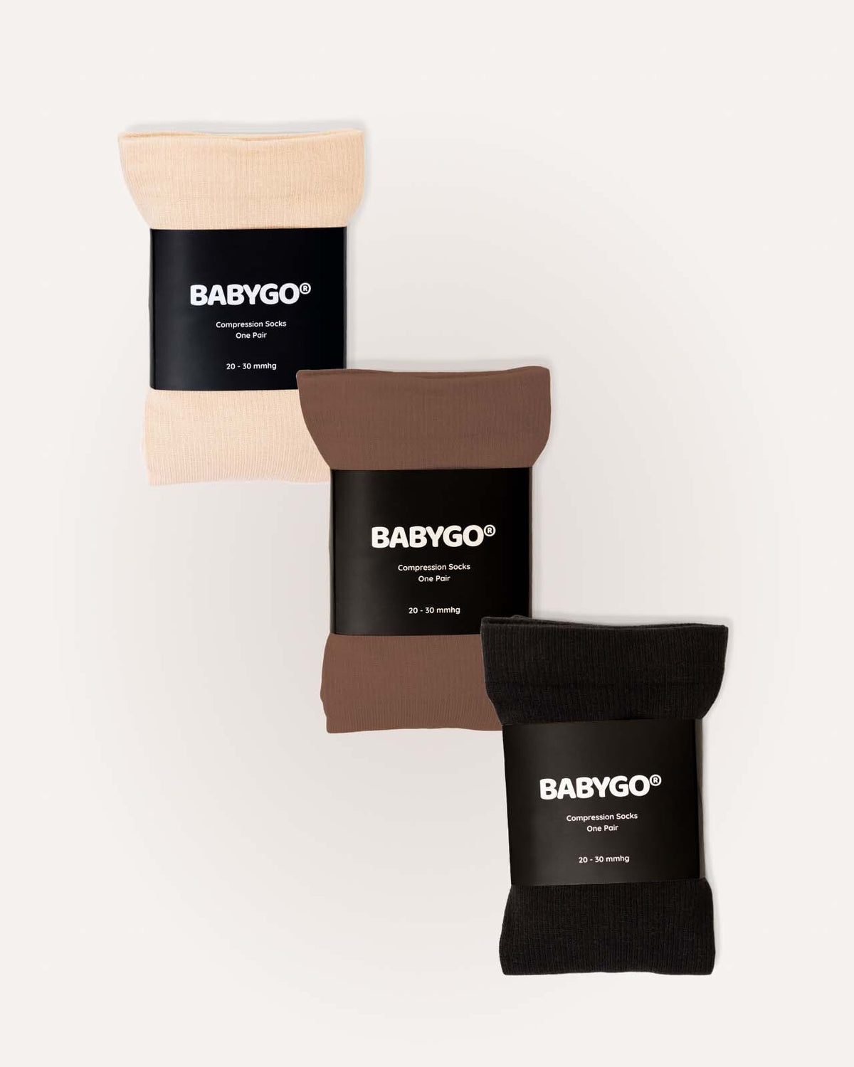 BABYGO® Pregnancy Compression Socks | 3 Pack