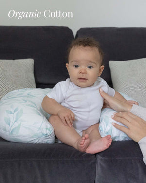BABYGO® Green Leaf Nursing Pillow No Box