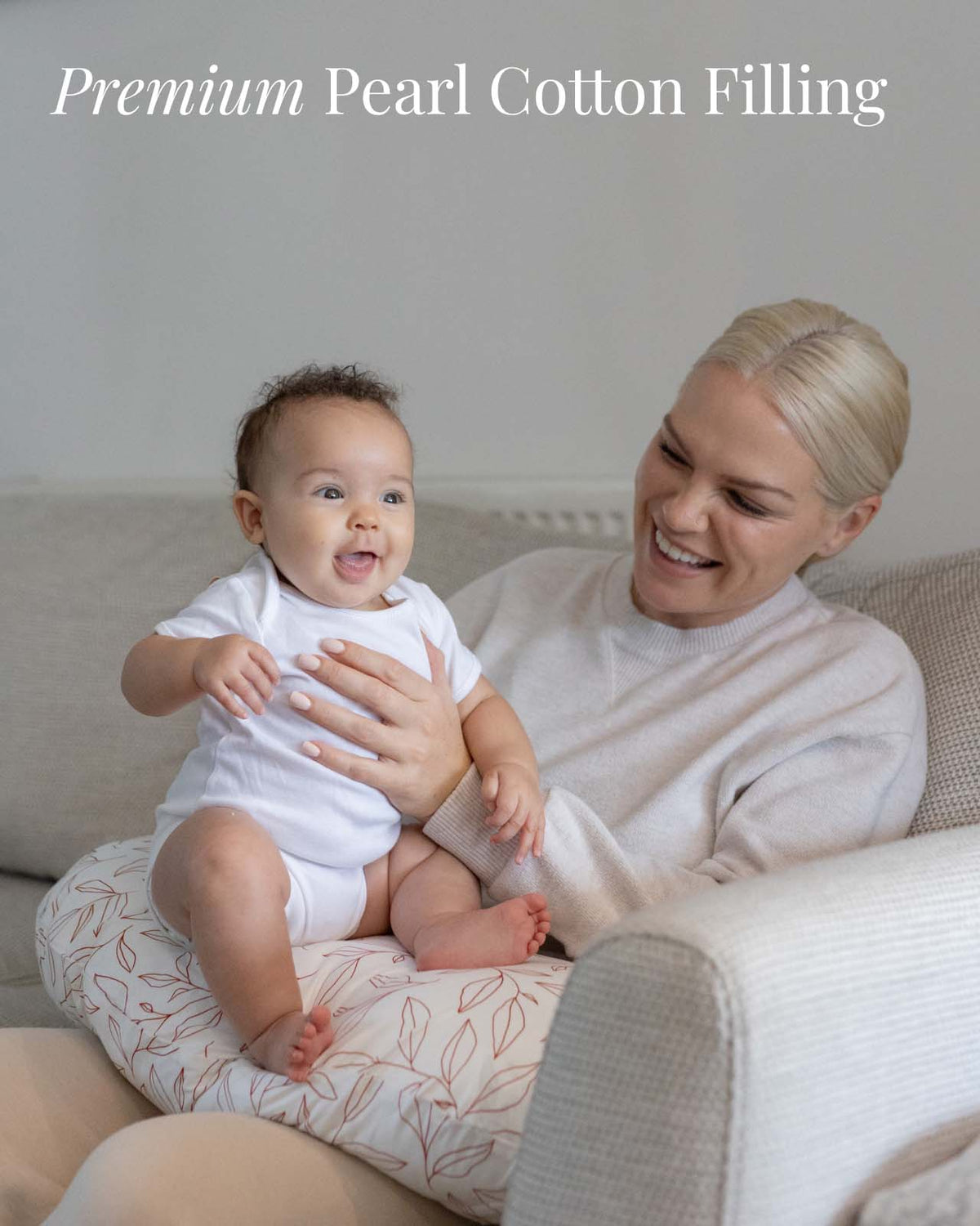 BABYGO® Orange Leaf Nursing Pillow