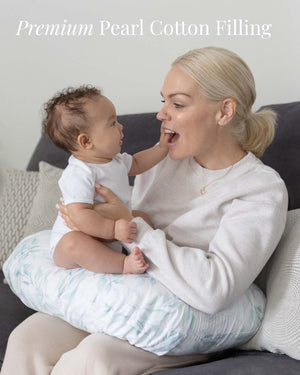 BABYGO® Green Leaf Nursing Pillow No Box