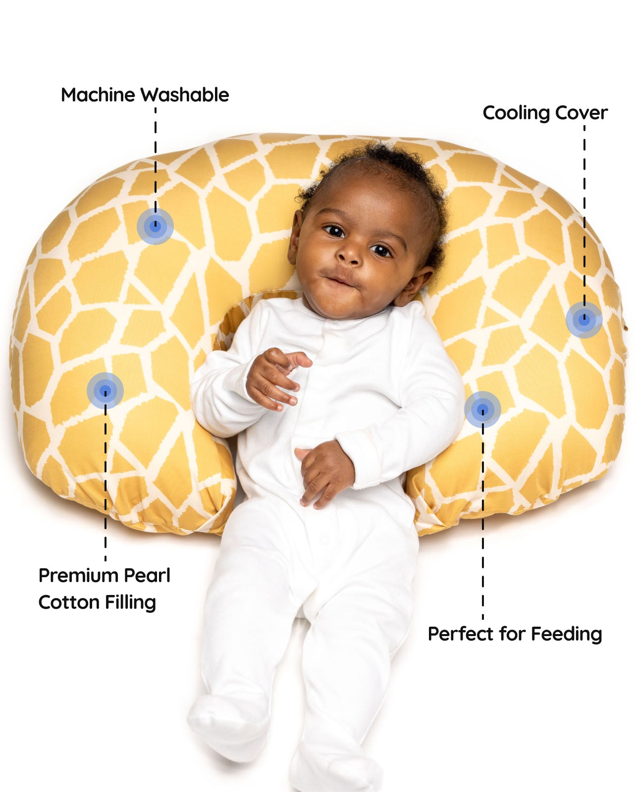 BABYGO® Giraffe Nursing Pillow