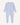 BABYGO® Slate Blue Ribbed Zip Sleepsuit