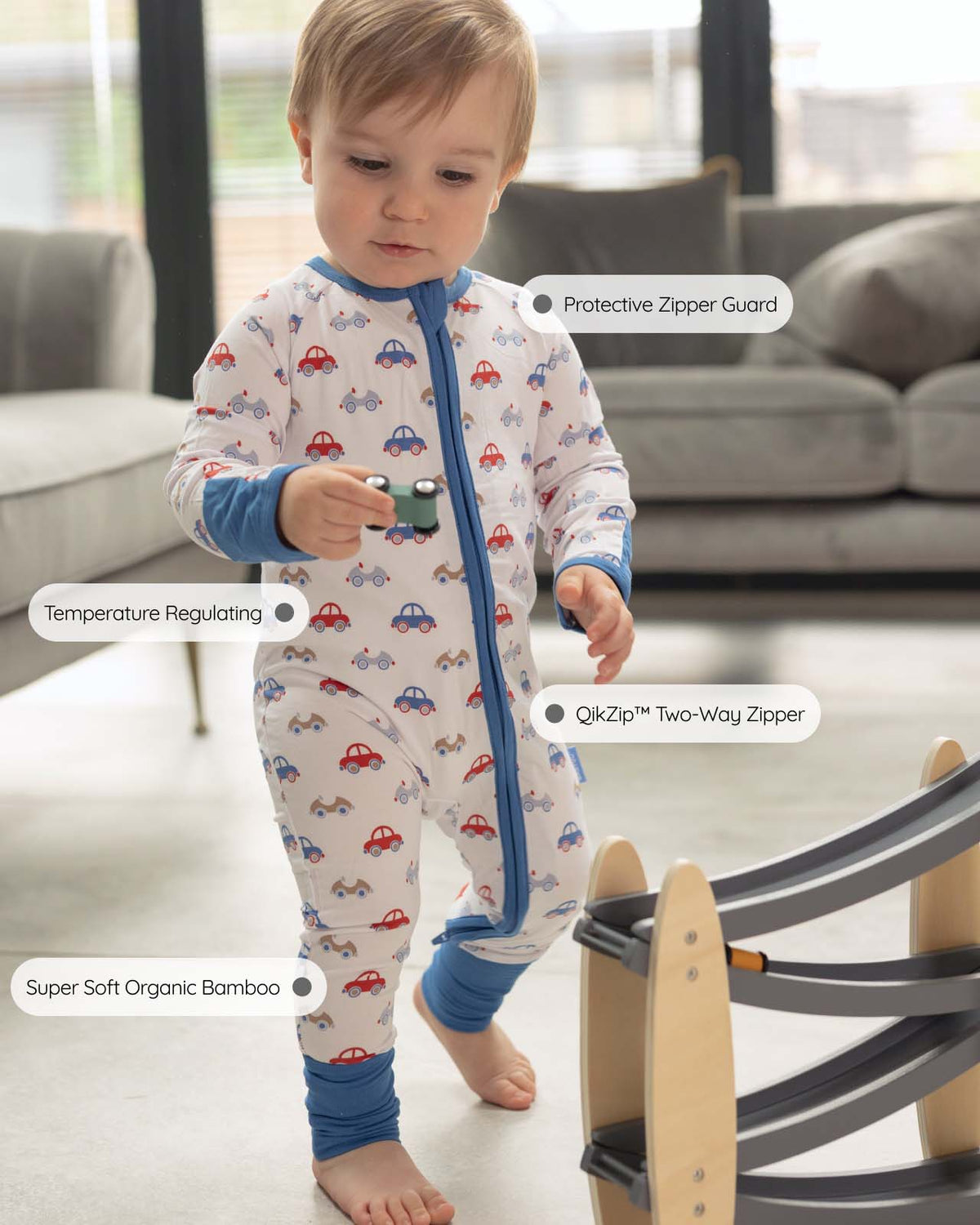 BABYGO® Car Zip Sleepsuit