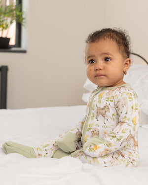 BABYGO® Farmyard Zip Sleepsuit
