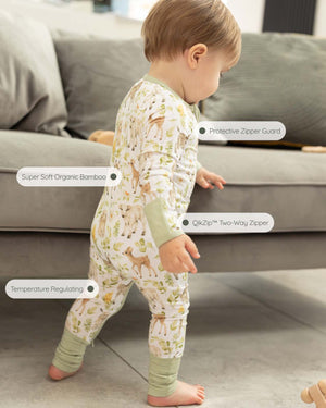 BABYGO® Farmyard Zip Sleepsuit