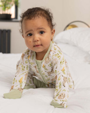 BABYGO® Farmyard Zip Sleepsuit