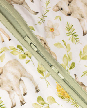 BABYGO® Farmyard Zip Sleepsuit