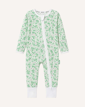 BABYGO® Floral Zip Sleepsuit