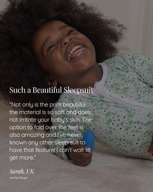 BABYGO® Floral Zip Sleepsuit