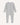 BABYGO® Grey Ribbed Zip Sleepsuit