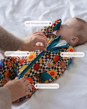 BABYGO® Groovy Zip Sleepsuit