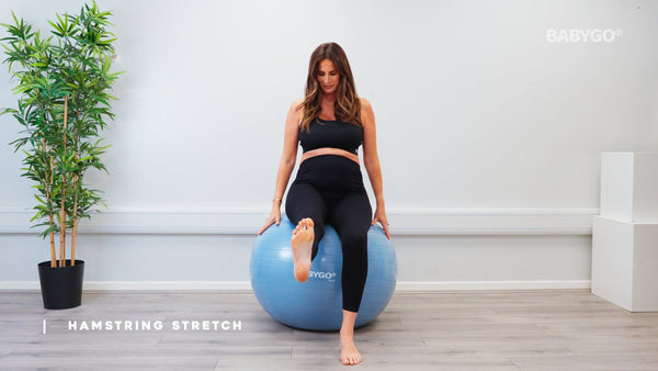 Hamstring Stretch – Birthing Ball exercise