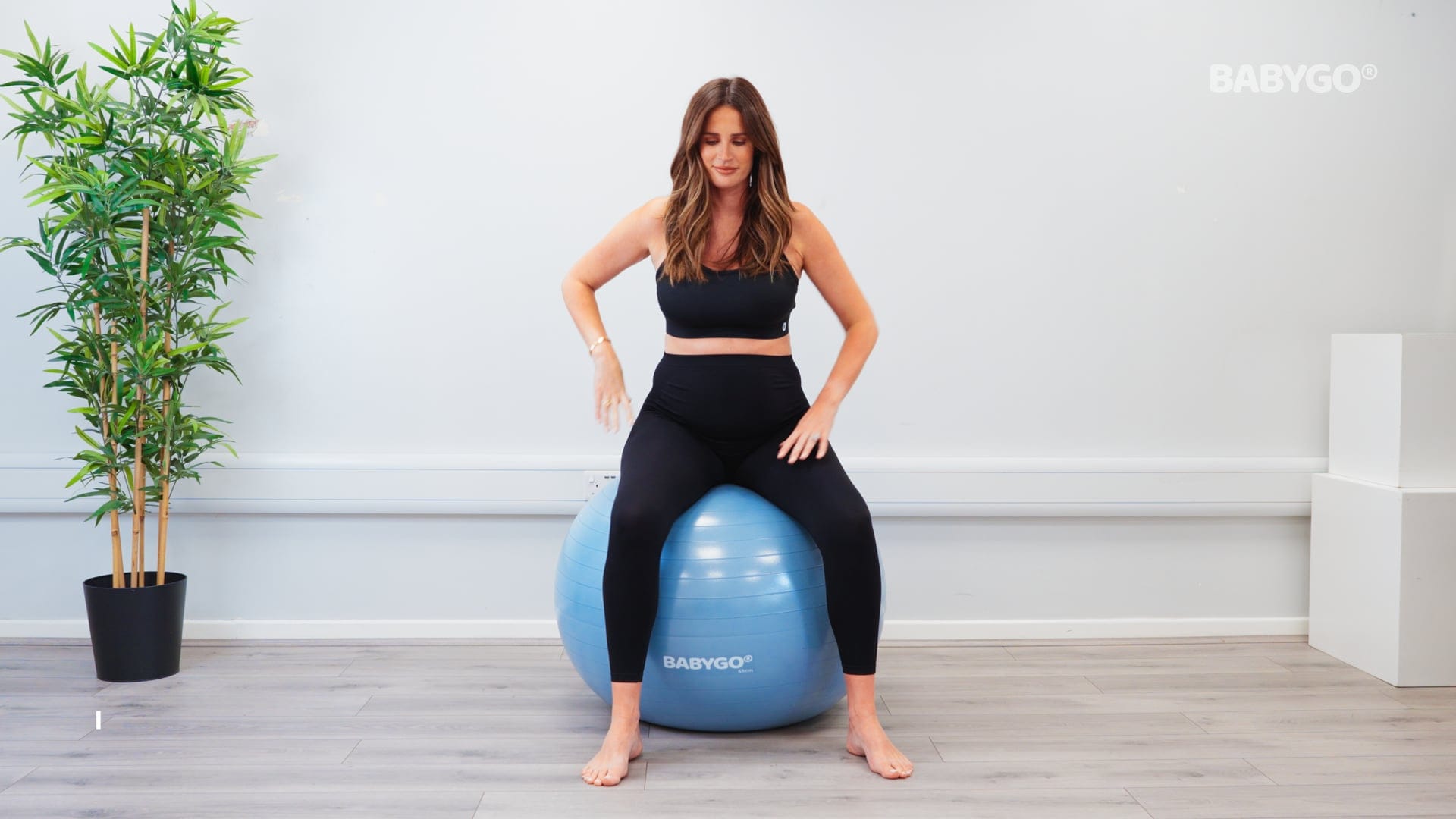 Hips Side to Side – Birthing Ball exercise