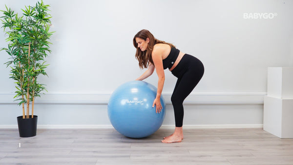 Inclined Front Ball Plank – Birthing Ball exercise