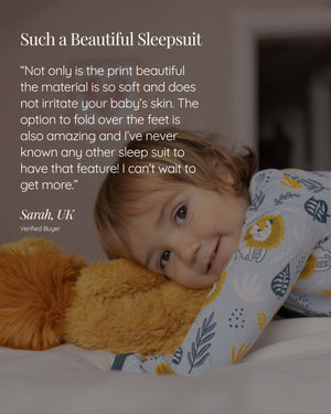 BABYGO® Lion Zip Sleepsuit
