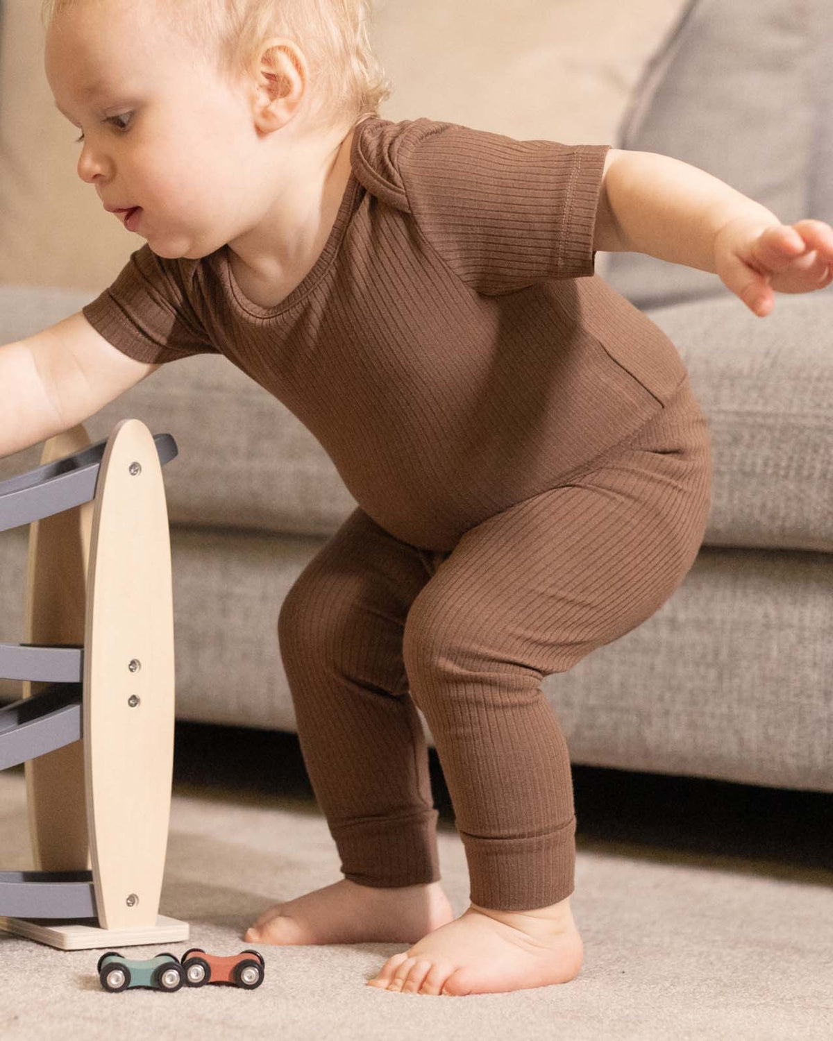 BABYGO® Ribbed Baby Leggings | 2 Pack