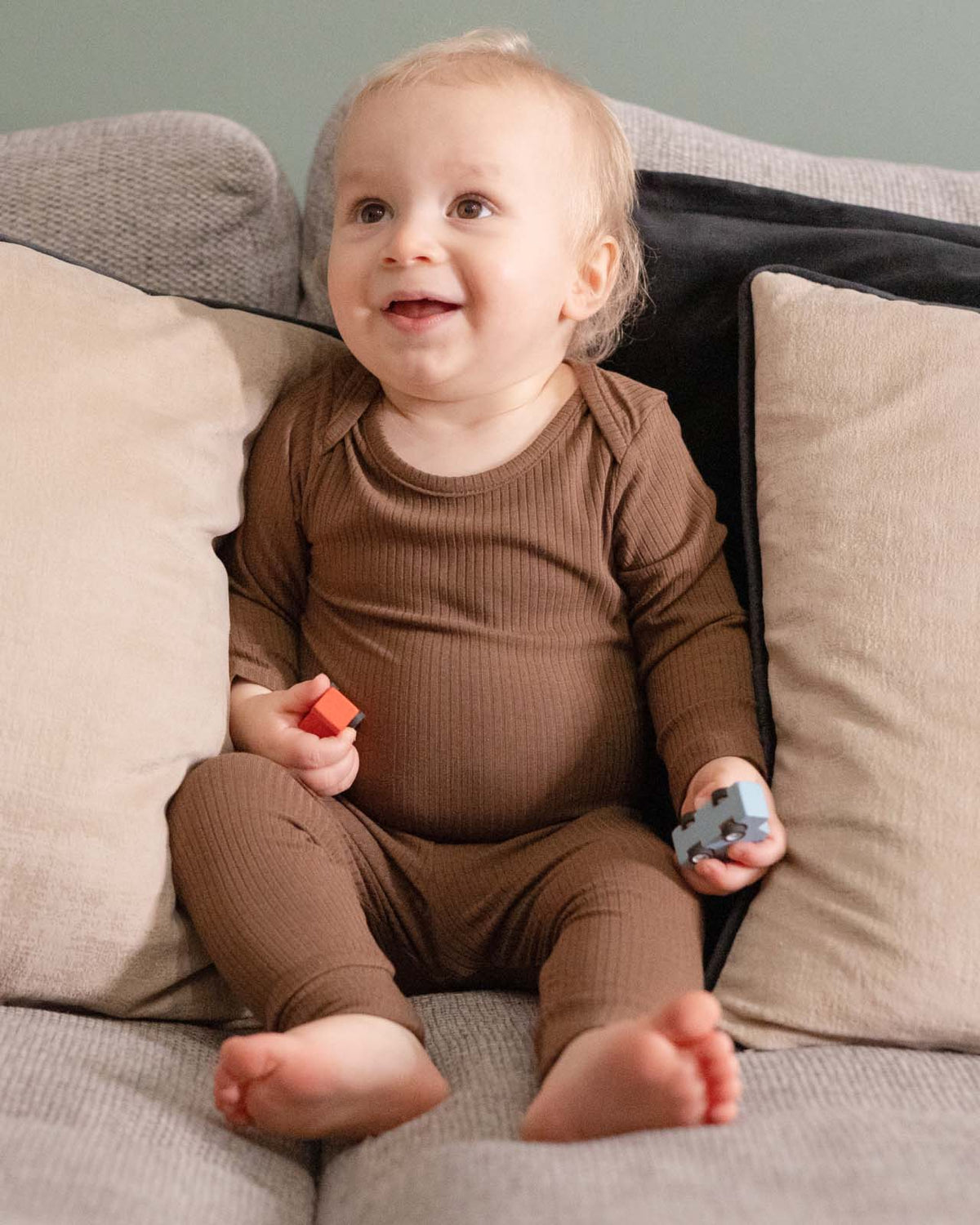 BABYGO® Long Sleeve Baby Bodysuit | 2 Pack