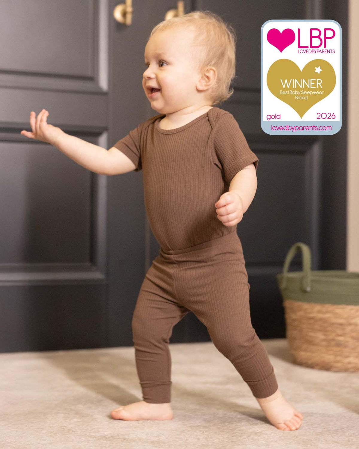 BABYGO® Ribbed Baby Leggings | 3 Pack