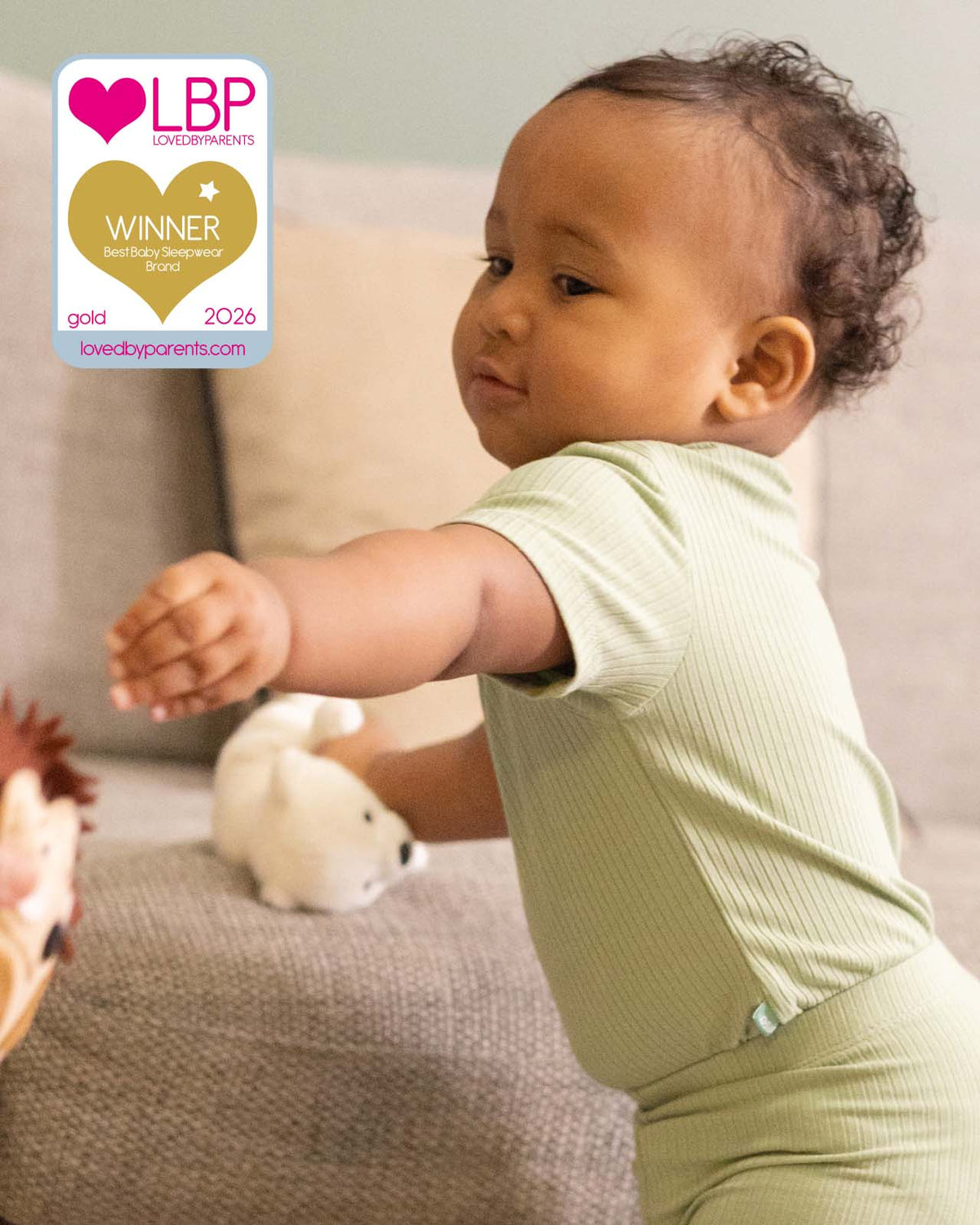 BABYGO® Short Sleeve Baby Bodysuit | 3 Pack
