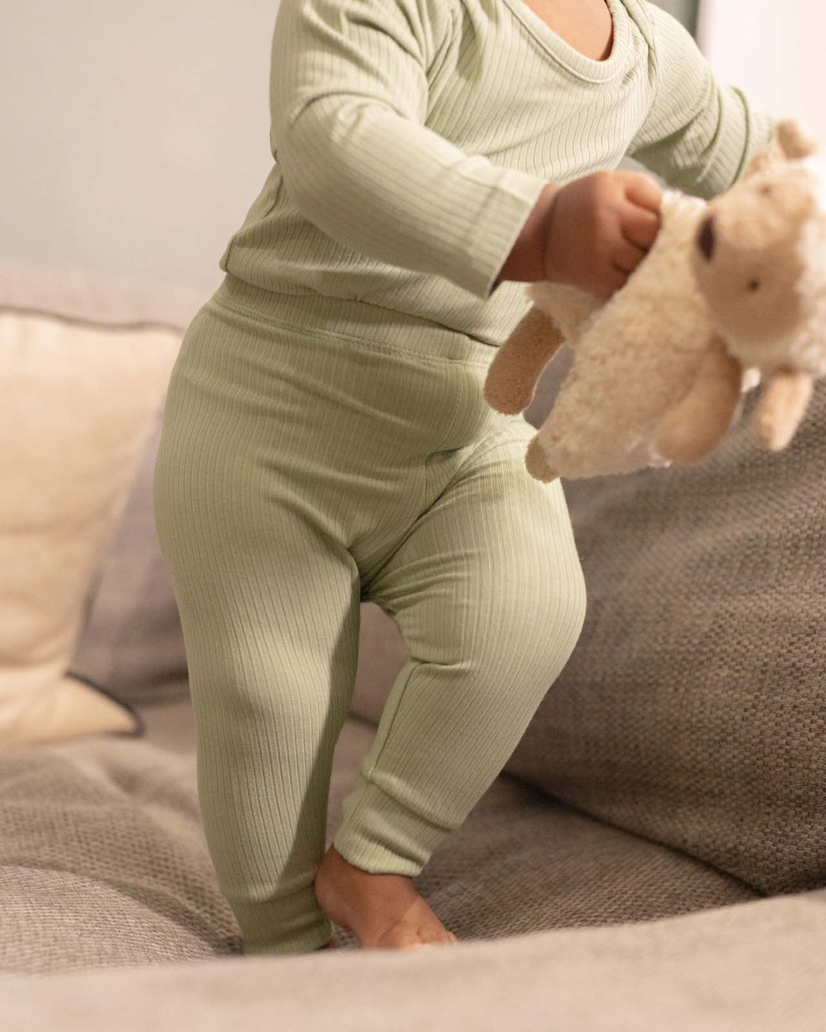 BABYGO® Ribbed Baby Leggings | 3 Pack