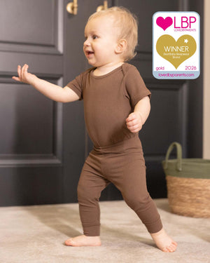 BABYGO® Ribbed Baby Leggings | 3 Pack