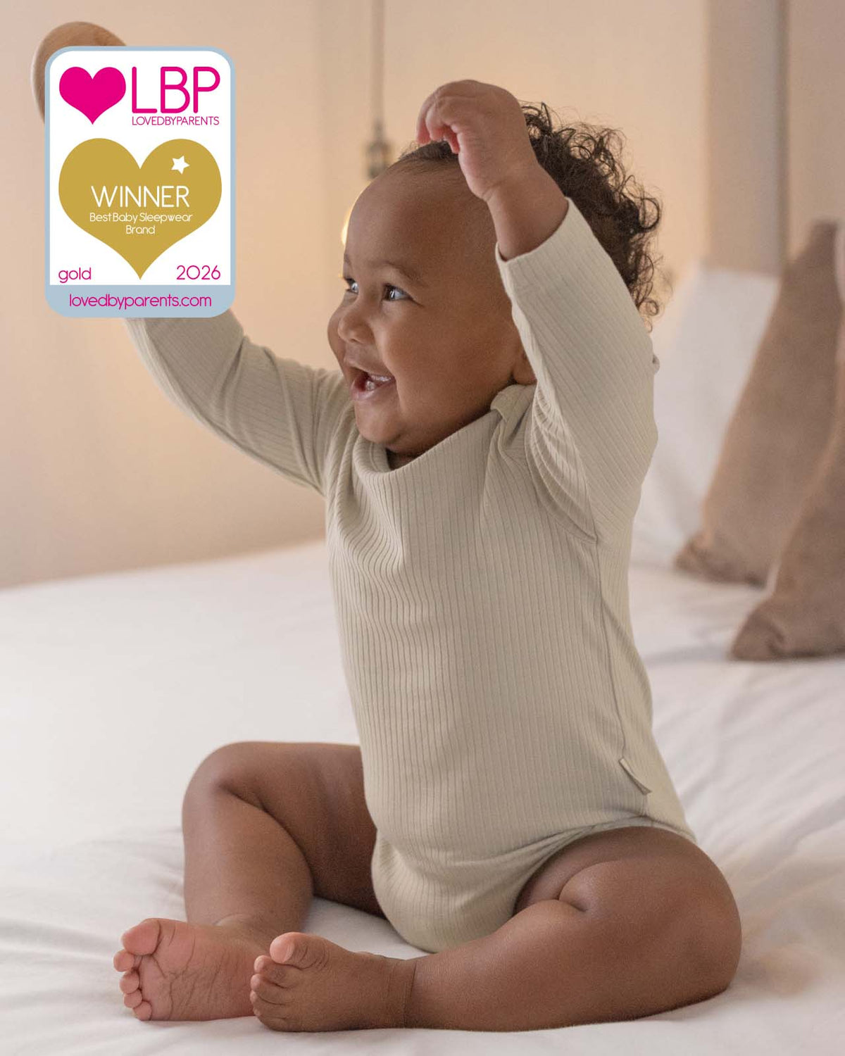 BABYGO® Long Sleeve Baby Bodysuit | 3 Pack