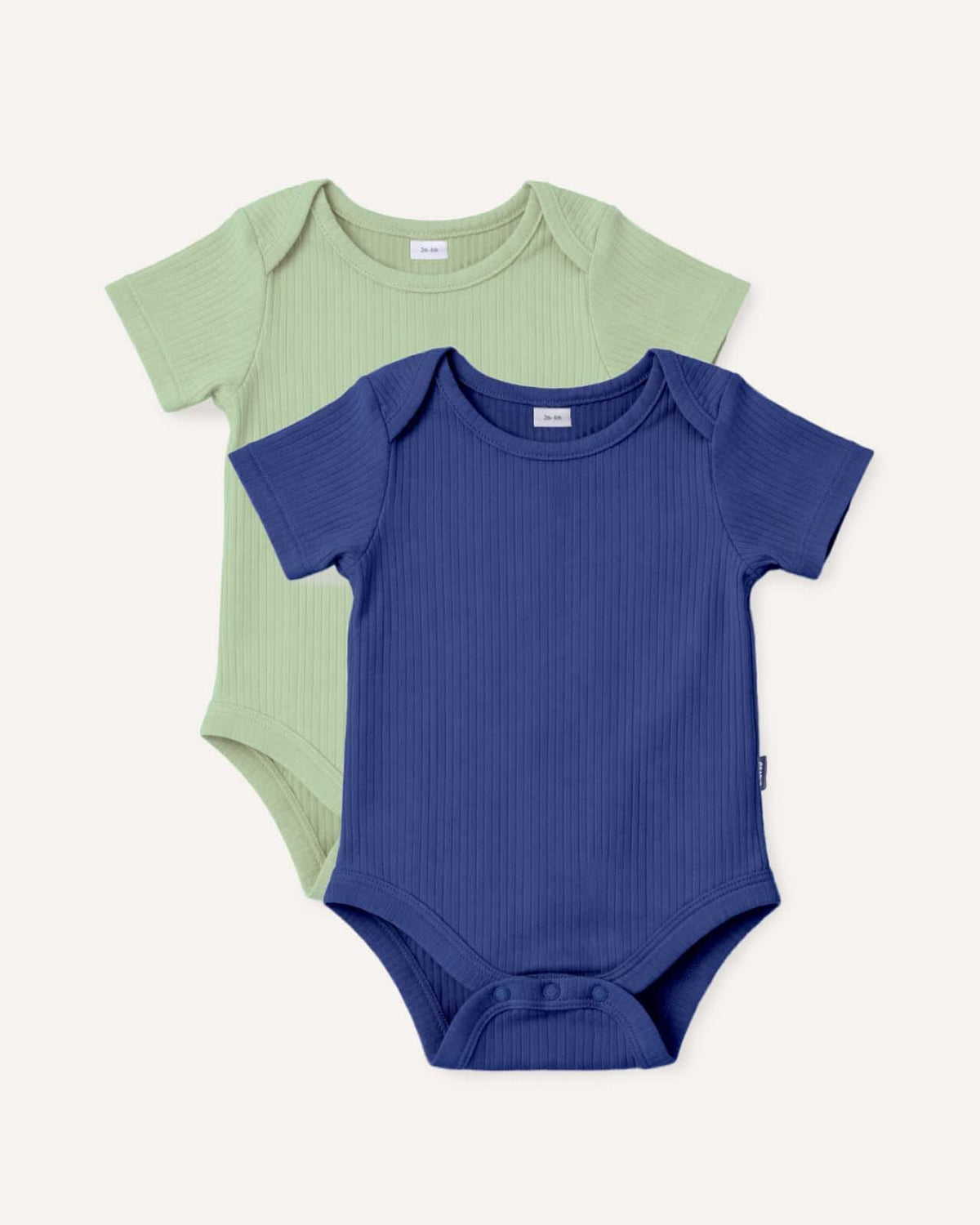 BABYGO® Short Sleeve Baby Bodysuit | 2 Pack