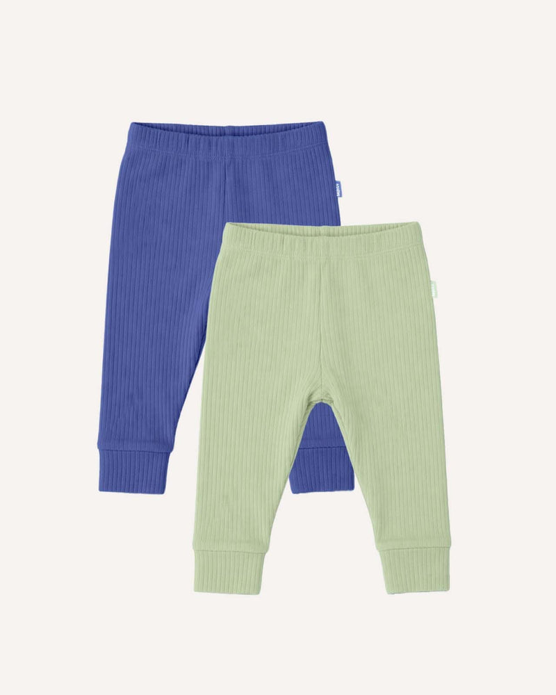 BABYGO® Ribbed Baby Leggings | 2 Pack