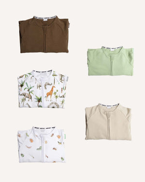 BABYGO® Zip Sleepsuit | 5 Pack | Earth Edit