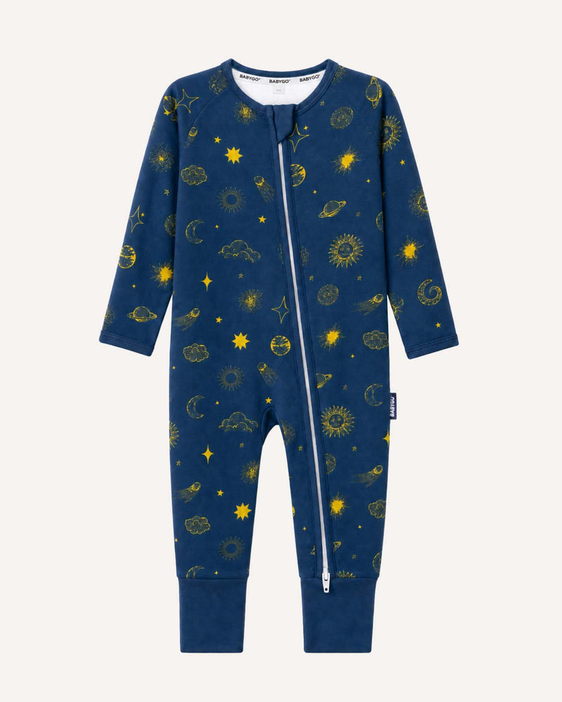 BABYGO® Midnight Moon Zip Sleepsuit