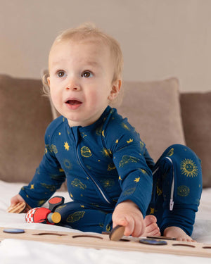 BABYGO® Midnight Moon Zip Sleepsuit