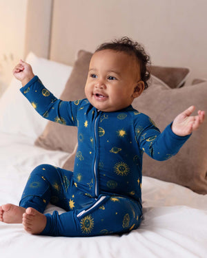BABYGO® Midnight Moon Zip Sleepsuit