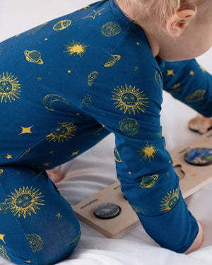 BABYGO® Midnight Moon Zip Sleepsuit