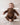 BABYGO® Mocha Ribbed Zip Sleepsuit