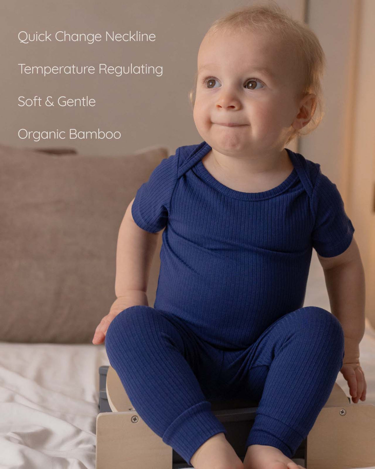 BABYGO® Short Sleeve Baby Bodysuit | 2 Pack