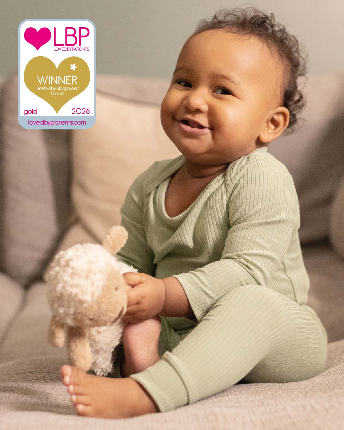 BABYGO® Ribbed Baby Leggings | 2 Pack