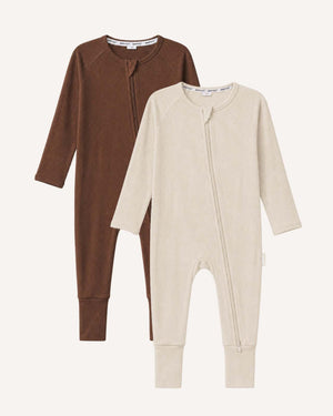 BABYGO® Zip Sleepsuit | 2 Pack