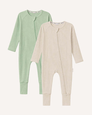 BABYGO® Zip Sleepsuit | 2 Pack