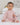 BABYGO® Dusty Pink Ribbed Zip Sleepsuit