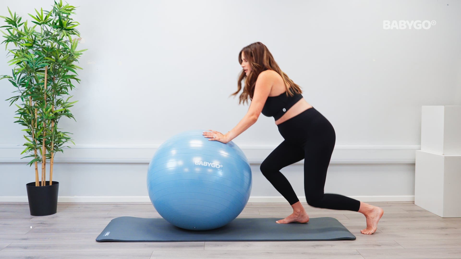 Rocking Ball Hug – Birthing Ball exercise
