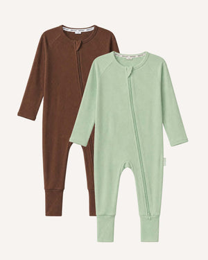 BABYGO® Zip Sleepsuit | 2 Pack