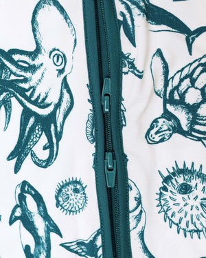 BABYGO® Sea Creatures Zip Sleepsuit