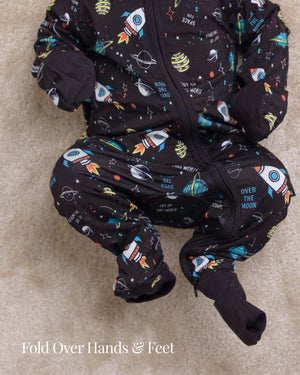 BABYGO® Space Zip Sleepsuit