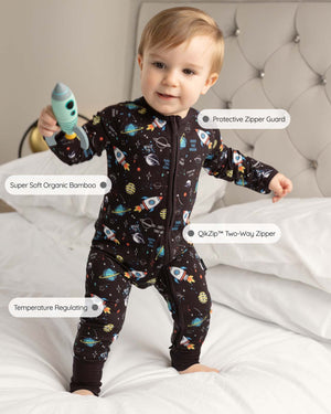 BABYGO® Space Zip Sleepsuit